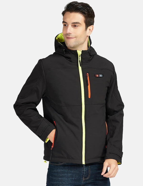 Mens 5 Zone Heated Jacket with Hood with Battery Kit-1