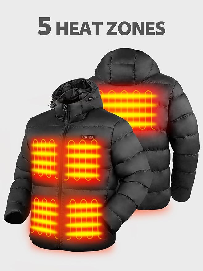PTAHDUS Men’s Heated Jacket -3
