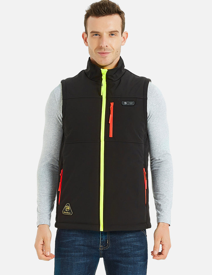 Mens 4 Zone Heated Vest Soft Shell with Battery Kit-7