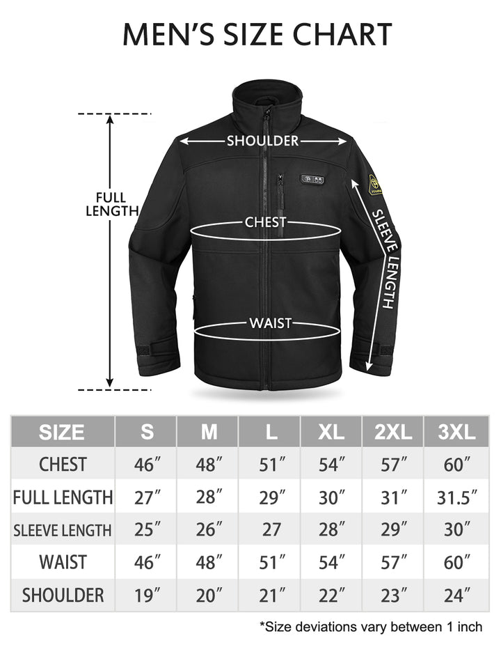 Mens 5 Zone Heated Jacket with Battery Kit-6