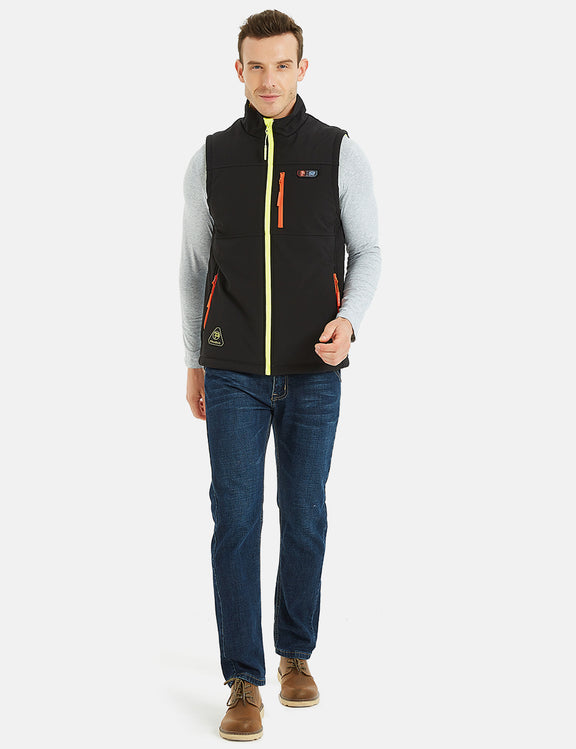 Order Ptahdus Mens 4 Zone Heated Vest Soft Shell with Battery Kit